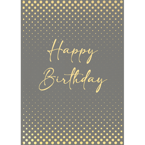 Geburtstag große A4 XXL Glückwunschkarte mit Umschlag Happy Birthday