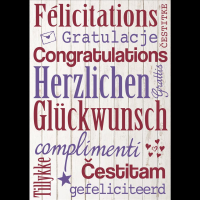 Geburtstag große A4 XXL Glückwunschkarte mit...