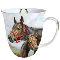 Mug 0.4 L Horse Love - Ambiente Becher - Fine Bone China...