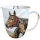 Mug 0.4 L Horse Love Becher Fine Bone China Höhe: 10,5 cm Durchmesser 10 cm