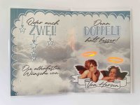 Allgemeine Wünsche - Flashlight - Soundkarte und Lichtkarte im Format 14,8 x 21,0 cm - "Ein Schutzengel für Dich! "