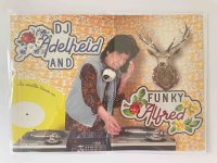 Geburtstag - Flashlight - Soundkarte und Lichtkarte im Format 14,8 x 21,0 cm - "Zum Geburtstag - DJ Partymaster, legt heute leider nicht auf, dafür aber:.."
