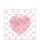 Cocktail Servietten 25 x 25 cm 3-lagig 20 Servietten Love Letters FSC Mix Liebesbriefe