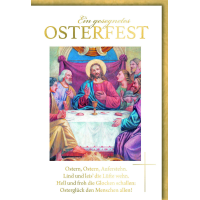 Ostern Karte mit Umschlag Abendmahl