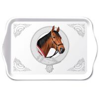 Tray Melamine Tablett 13 x 21 cm Classic Horse...