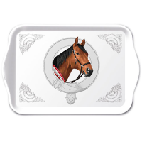 Tray Melamine Tablett 13 x 21 cm Classic Horse...