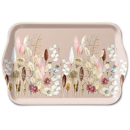 Tray Melamine – Tablett – 13 x 21 cm - Potpourri - Blumen