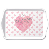 Tray Melamine Tablett 13 x 21 cm Love Letters Liebesbriefe