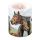 Kerze gross Candle Big Format: Ø 12 cm x 10 cm 1 Kerze pro Packung Horse Love Pferdeliebe