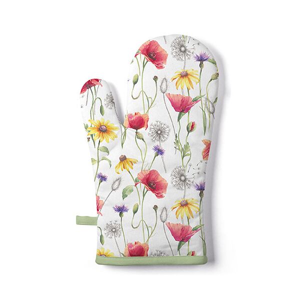 A Ofenhandschuh Format: 18 x 30 cm 1 Ofenhandschuh pro Packung Poppy Meadow Klatschmohnwiese