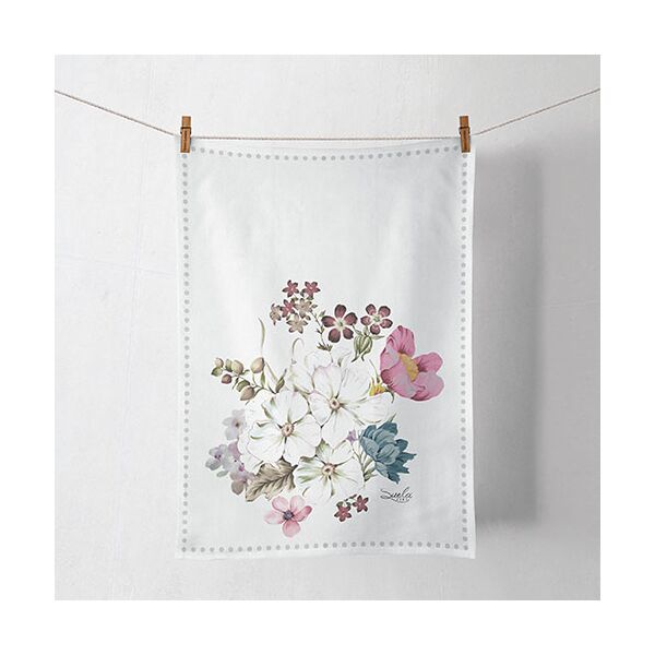 Geschirrtuch Kitchen towel Format: 50 cm x 70 cm 1 Geschirrtuch pro Packung Mea Blumen