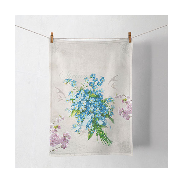 A Geschirrtuch Kitchen towel Format: 50 cm x 70 cm 1 Geschirrtuch pro Packung Laura Blumen