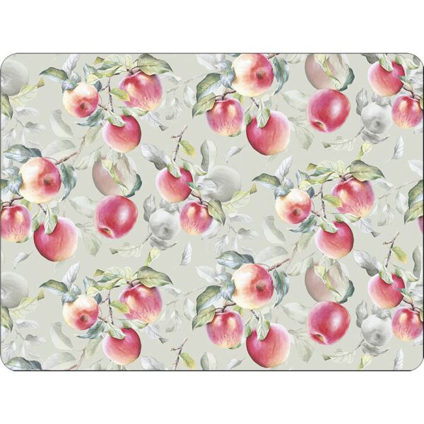 Tischset Placemat Format: 30 cm x 40 cm 83% PVC, 17% Polyester 1 Tischset pro Packung Fresh Apples Green frische Äpfel grün
