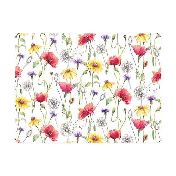 A Tischset Placemat Format: 30 cm x 40 cm 83% PVC, 17% Polyester 1 Tischset pro Packung Poppy Meadow Klatschmohnwiese