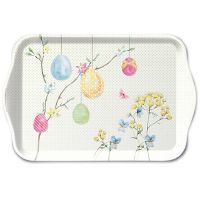 A Ostern Tray Melamine Tablett 13 x 21 cm Hanging Eggs...