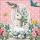 A Ostern Servietten Lunch Napkin Lunch Format: 33 x 33 cm 3-lagig 20 Servietten White Rabbit Rose FSC Mix