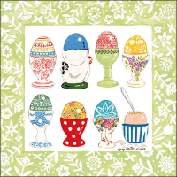 A Ostern Servietten Lunch Napkin Lunch Format: 33 x 33 cm...