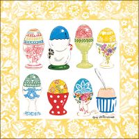 A Ostern Servietten Lunch Napkin Lunch Format: 33 x 33 cm...