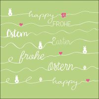 A Ostern Servietten Lunch Napkin Lunch Format: 33 x 33 cm...