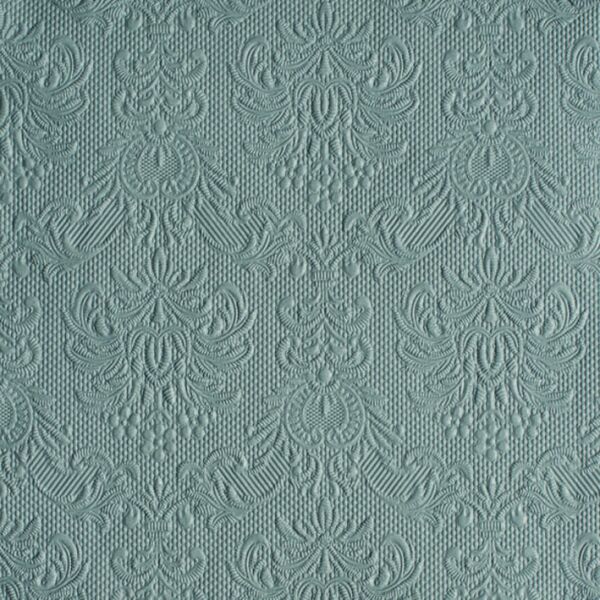 Serviette Dinner 40 x 40 cm 3-lagig 15 Servietten Elegance Grey grau mit Prägung