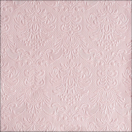 Serviette Dinner – Format: 40 x 40 cm – 3-lagig – 15 Servietten pro Packung - Elegance Pearl Pink FSC Mix Perlpink – mit Prägung