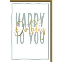 Geburtstag Glückwunschkarte mit Umschlag Happy...