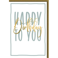Geburtstag Glückwunschkarte mit Umschlag Happy...