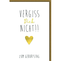 Geburtstag Glückwunschkarte mit Umschlag...