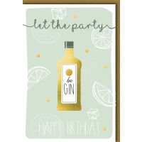 Geburtstag Glückwunschkarte mit Umschlag Let the...