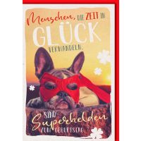 Geburtstag Glückwunschkarte mit Umschlag Superhelden...