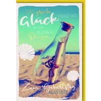 Geburtstag Glückwunschkarte mit Umschlag...