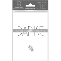 Trauer - Danksagungen - Trauer-Dank - Beutel mit 5...