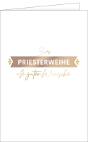 Priesterweihe - Glückwunschkarte mit Briefumschlag -...