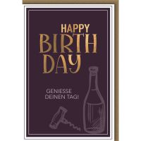 Geburtstag Glückwunschkarte mit Umschlag...