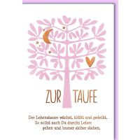 A Taufe Glückwunschkarte mit Umschlag Zur Taufe,...