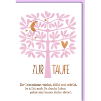 A Taufe Glückwunschkarte mit Umschlag Zur Taufe,...
