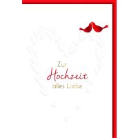 Hochzeitskarten Glückwunschkarte mit Umschlag Zur...
