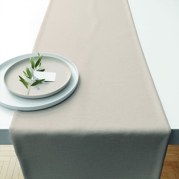 Tischläufer Format: 40 x 150 cm 1 Tischläufer pro Packung Uni Moonbeam hell braun