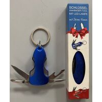 Schlüsselanhänger Werkzeug-Tool mit LED-Lampe...