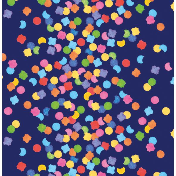 Geschenkpapier - Röllchen - 70x150 cm - bunte Punkte