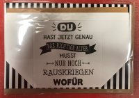 Geburtstag - PAPERBAGrüße - Karte mit Umschlag...