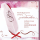 Geburtstag CraftArt Karte mit Umschlag Feder pink