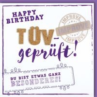 Geburtstag CraftArt Karte mit Umschlag Happy Birthday...
