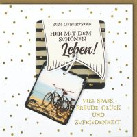 Geburstag CraftArt Quadratische Glückwunschkarte mit...