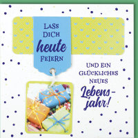 Geburtstag - CraftArt – Karte mit Umschlag