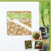 Geburstag CraftArt Quadratische Glückwunschkarte mit...