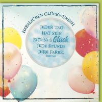 Geburstag CraftArt Quadratische Glückwunschkarte mit...
