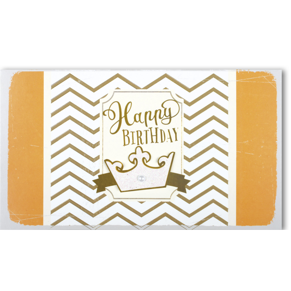Geburtstag CraftArt Karte mit Umschlag Happy Birthday
