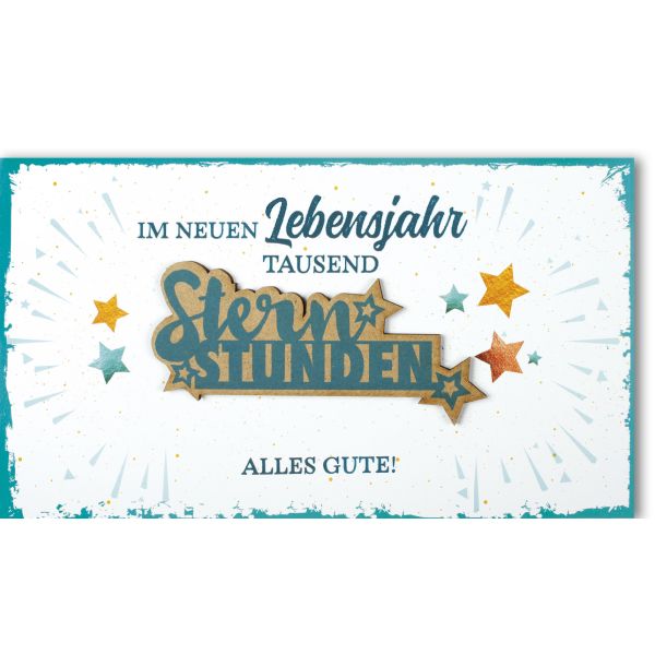 Alles Gute Für Das Neue Lebensjahr Englisch Geburtstag - CraftArt - Karte mit Umschlag - Im neuen Lebensjahr taus