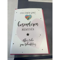 Geburtstag Lucky Pins Karte mit Umschlag Für einen...